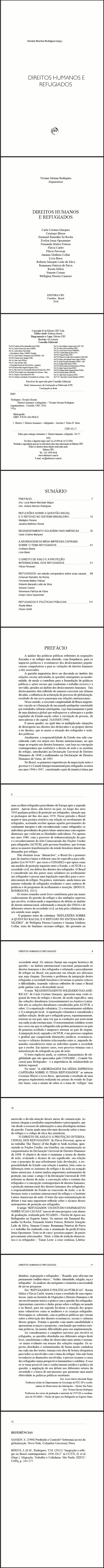 DIREITOS HUMANOS E REFUGIADOS